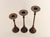 Postmodern Set of Three Memphis-Style Vintage Graduated Brass Candlesticks by Rosenthal Netter For Sale - Image 3 of 14