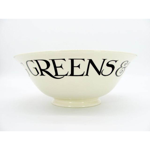 2011 2012 Emma Bridgewater Black Toast & Marmalade 9" Serving Vegetable Bowl - 2 Available For Sale - Image 4 of 8