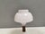 Plastic Table Lamp with Smoky Acrylic Shade and Rosewood Base by Bent Karlby for Ask Belysninger, 1971 For Sale - Image 7 of 14