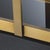 Shelves in Brushed Brass Finish and Smoked Glass For Sale - Image 5 of 7