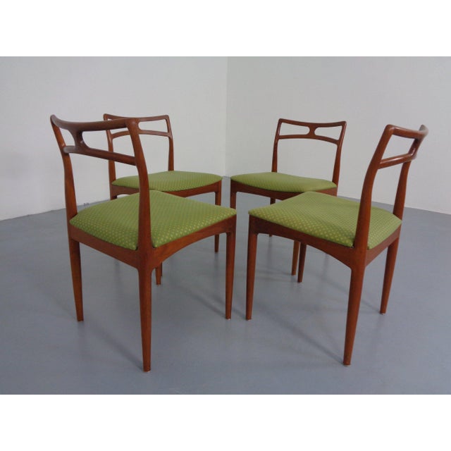 Model 94 Teak Dining Chairs by Johannes Andersen for Christian Linneberg, 1960s, Set of 4 For Sale - Image 9 of 17