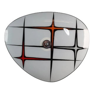 Mid-Century Brussels World Expo Wall Light in Glass, 1958 For Sale