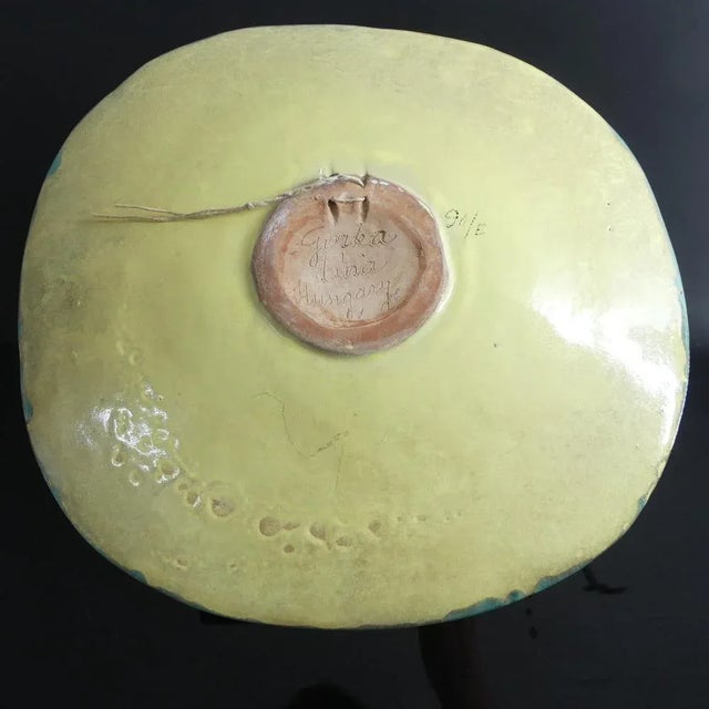 Vintage Livia Gorka Wall Plate, 1950s For Sale - Image 9 of 11