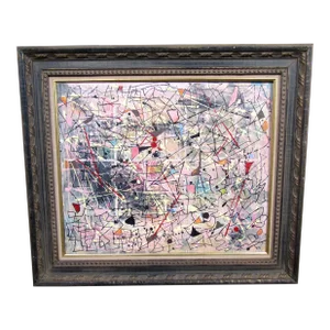Pollock Inspired Expressionist Painting