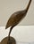Vintage Korean Brass Crane Sculptures, Pair For Sale - Image 11 of 12