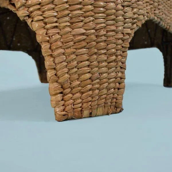 Boho Chic Oval Coffee Table By Mario Lopez Torres For Sale - Image 3 of 7