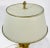 Vintage Bombay Brass Pineapple Table Lamp W Tole Shade For Sale - Image 12 of 13
