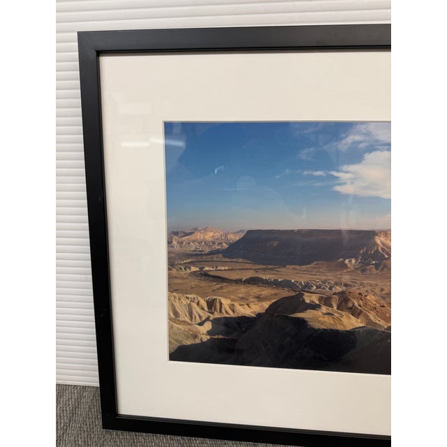 Zin Valley and Desert Cliffs in the Negev Desert, Framed For Sale - Image 10 of 12