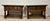 Antique Spanish Rustic Oak Side Tables with Drawers, 1900s, Set of 2 For Sale - Image 6 of 14
