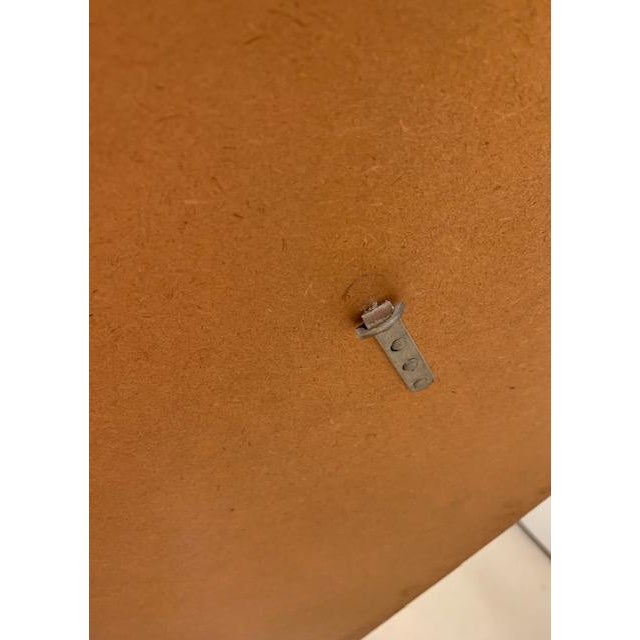 Vintage 1950's Mid Century Modern Wall Mirro Beveled Edges For Sale - Image 11 of 14