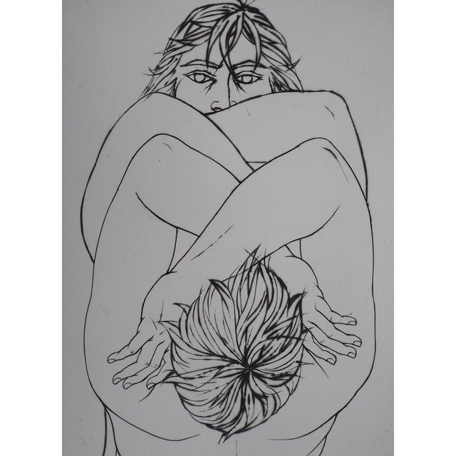 Pierre-Yves Trémois, The Dreamer, Etching For Sale - Image 4 of 7