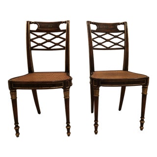 21st Century Traditional Dining Chairs- A Pair For Sale