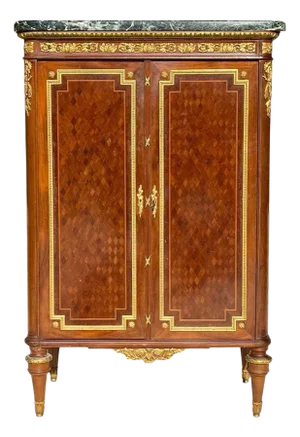 Louis XVI Style Mahogany Cabinet by P. Sormani