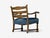 Danish Cabinetmaker, Armchair, Wool, Carved Oak, Denmark, 1920s For Sale - Image 12 of 14