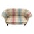 Beige 1960s Queen Anne Brocade Love Seat Sofa Couch For Sale - Image 8 of 13