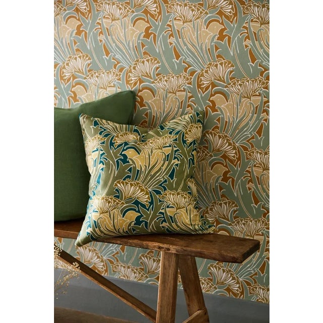 From around 1895 C.F.A. Voysey gives us Laceflower. Swaying in an imagined wind Voysey`s characteristic birds chirp among...