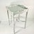 Wood Vintage Shabby Chic Farmhouse Chippy Paint Wood Gallery Side Table. For Sale - Image 7 of 15