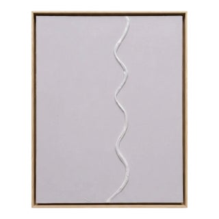 'Curve' in Lavender Original Painting by Victoria Holly, the Holly Collective For Sale