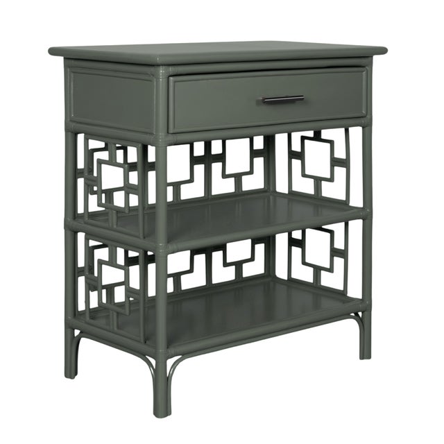 David Francis Sobe End Table - Evergreen For Sale - Image 4 of 8