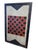 c.19th Polychrome painted game board with hanging wire on back. 31½" x 19½" x 1" Excellent original condition paint and a...