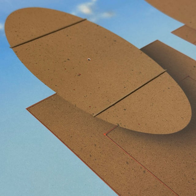 Beck & Jung (Swedish, 1939-2007) Postmodernist Mixed Media Lithograph, Signed (1977). Postmodernist geometric print...