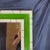 Step into the world of timeless elegance with this stunning vintage mid-century faux bamboo and grasscloth wall mirror....