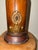 Metal English Bobby Wood Vintage Hat Form Stand With Brass & Leather Details For Sale - Image 7 of 9