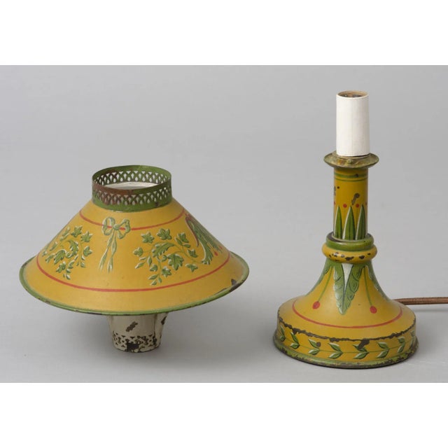 French Antique French Tole Night Light, Circa 1900 For Sale - Image 3 of 7