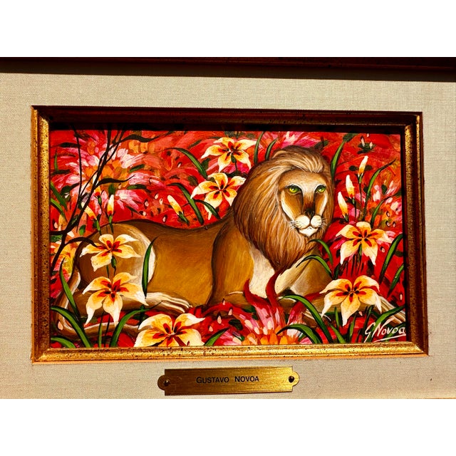 Stunning Painting by Gustavo Novoa, Titled Simply: “His”. For Sale - Image 4 of 12