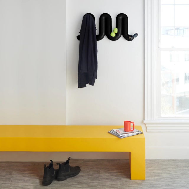 Mid-Century Modern Heller Swell Wall Catchall Catch-All Organizer Anna Dawson Coat Rack Hellerware For Sale - Image 3 of 4