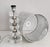 Silver Vintage Italian Table Lamp in Acrylic, 1970s For Sale - Image 8 of 12
