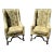 Pair of Vintage Custom Made William and Mary Style Wingback Chairs For Sale
