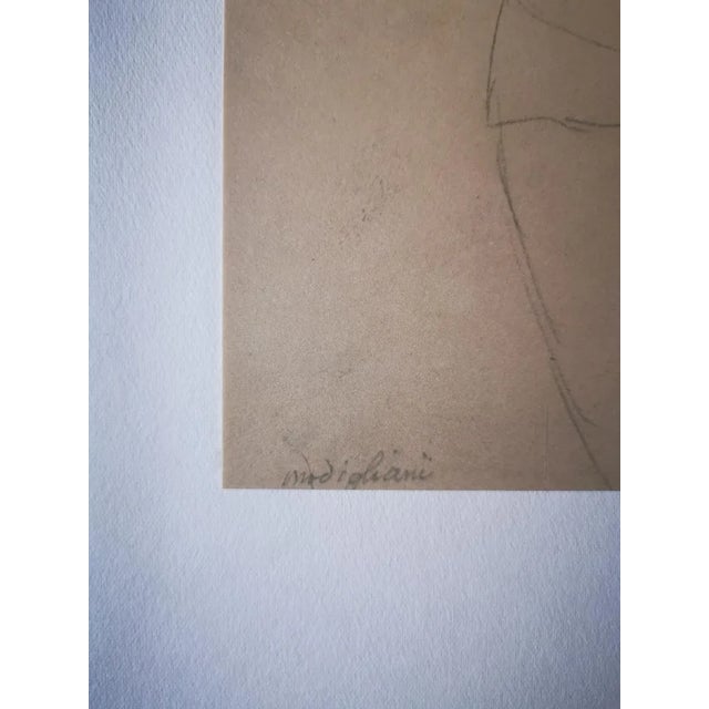 Amedeo Modigliani, Female Portrait, 1959, Lithograph For Sale - Image 4 of 12