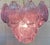 Pink Italian Pink Shell Chandeliers, Murano, Set of 2 For Sale - Image 8 of 18