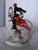 Traditional Antique Meissen Porcelain Figurine of a Hussar Officer on Horseback For Sale - Image 3 of 5