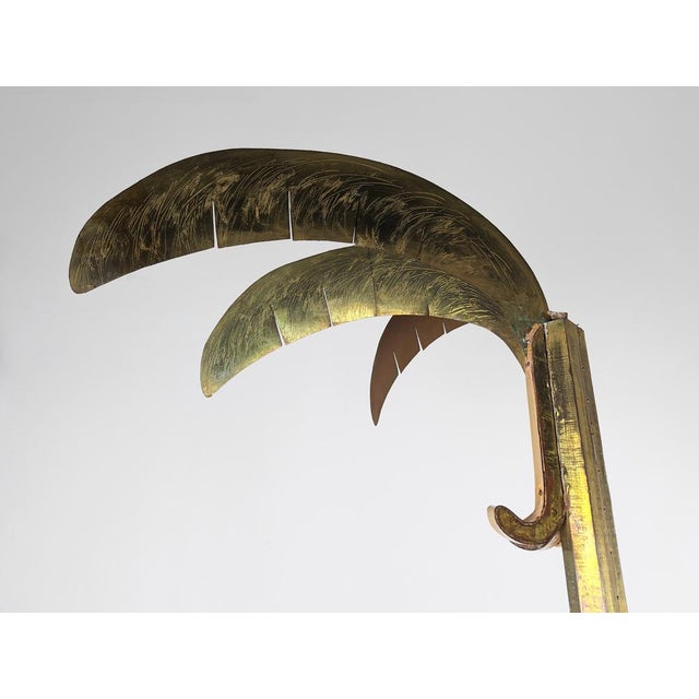 Hollywood Regency Regency Palm Tree Sculpture Coat Rack, 1970s For Sale - Image 3 of 12