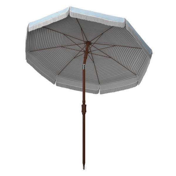 Give your backyard a touch of coastal cool flair with this Copen Umbrella. Copen’s unique pairing of a light blue and...