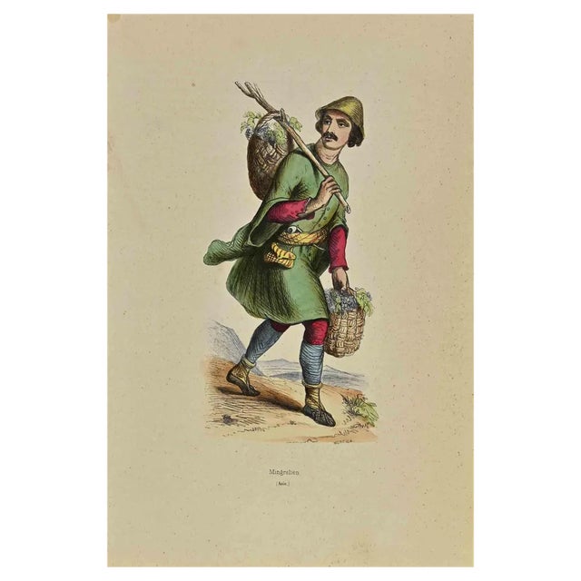 Auguste Wahlen, Mingrelien, Lithograph, 1844 For Sale
