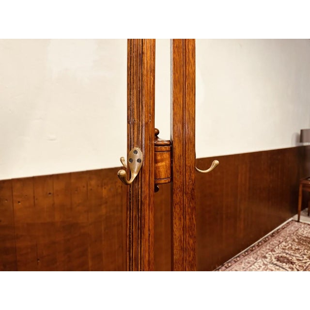 Wood English Victorian Coat Rack For Sale - Image 7 of 15