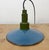 Industrial Blue Enamel Military Pendant Lamp with Cast Aluminium Top, 1960s For Sale - Image 9 of 17