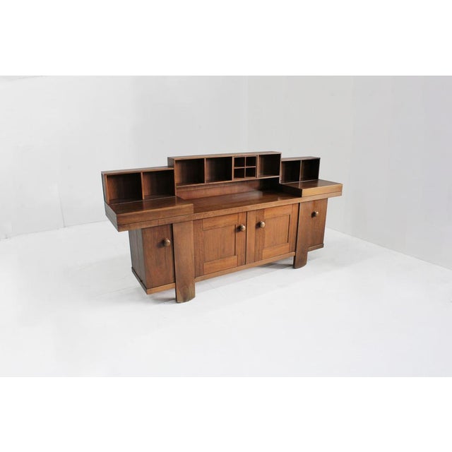 Vintage Sideboard in Walnut by Silvio Coppola for Bernini, 1960s For Sale - Image 3 of 11