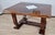 A rare, if not unique, venetian art deco walnut burl table with walnut trim from the height of the italian art deco...