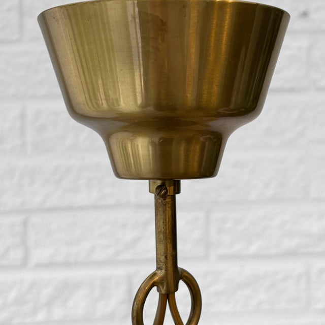 Modernist ScandinavianChandelier Model 115 by Hans Bergström for Ateljé Lyktan, Sweden, 1940s For Sale - Image 16 of 17