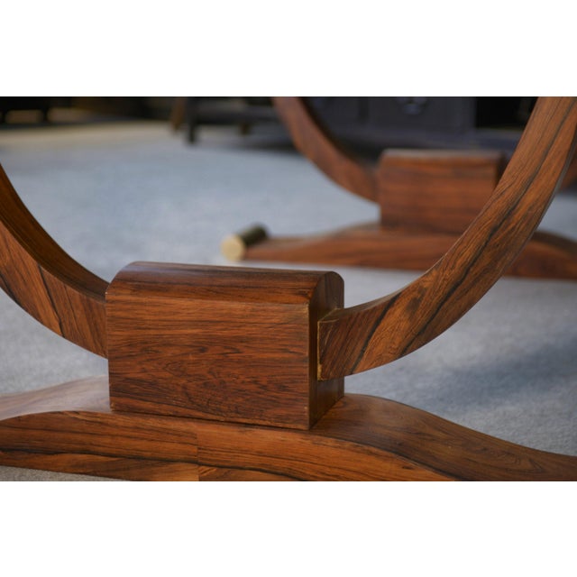 Vintage Art Deco Wooden Table, 1940s For Sale - Image 12 of 15