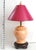 Chinese Coastal Pink Ginger Jar Lamp & Shade For Sale - Image 3 of 9