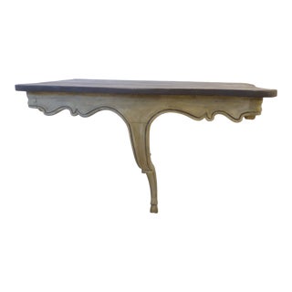 18th Century French Rococo Carved Bracket Console For Sale