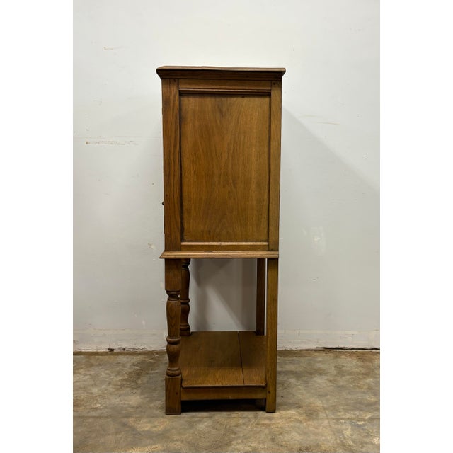 Brown 19th Century English Oak Cabinet For Sale - Image 8 of 8