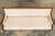 French Late 19th Century French Louis XVI Style Oak Canapé in Cream Jacquard For Sale - Image 3 of 18