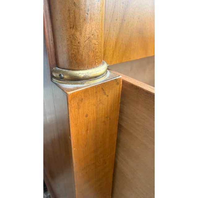 Vintage Baker Furniture Neoclassical Gentleman’s Chest With Tambour Doors For Sale - Image 14 of 17