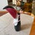 Christian Dior 1990s Modern Pink Black and White Murano Glass Tucano by Dior Home For Sale - Image 4 of 13